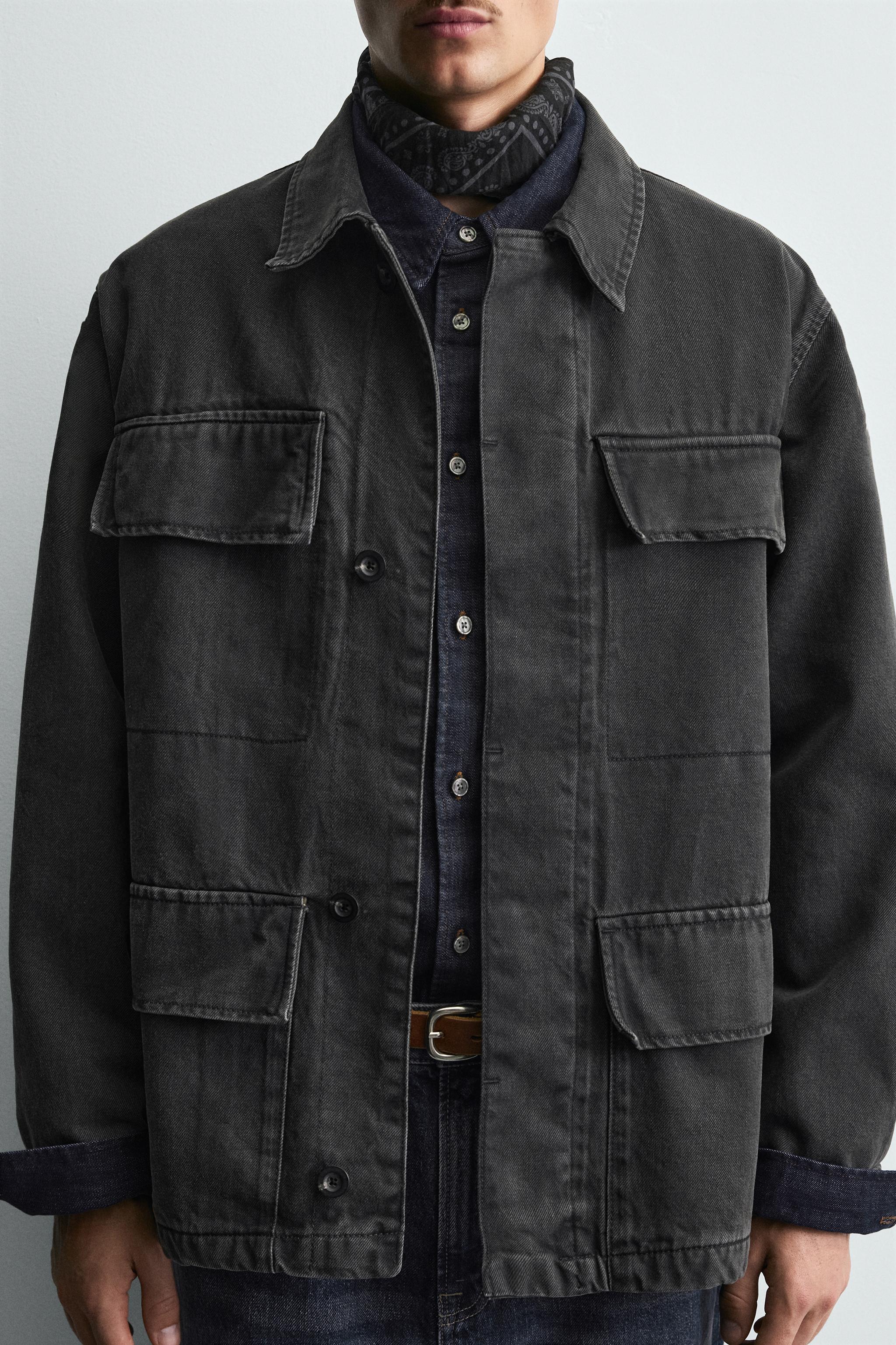 RELAXED FIT POCKET JACKET
